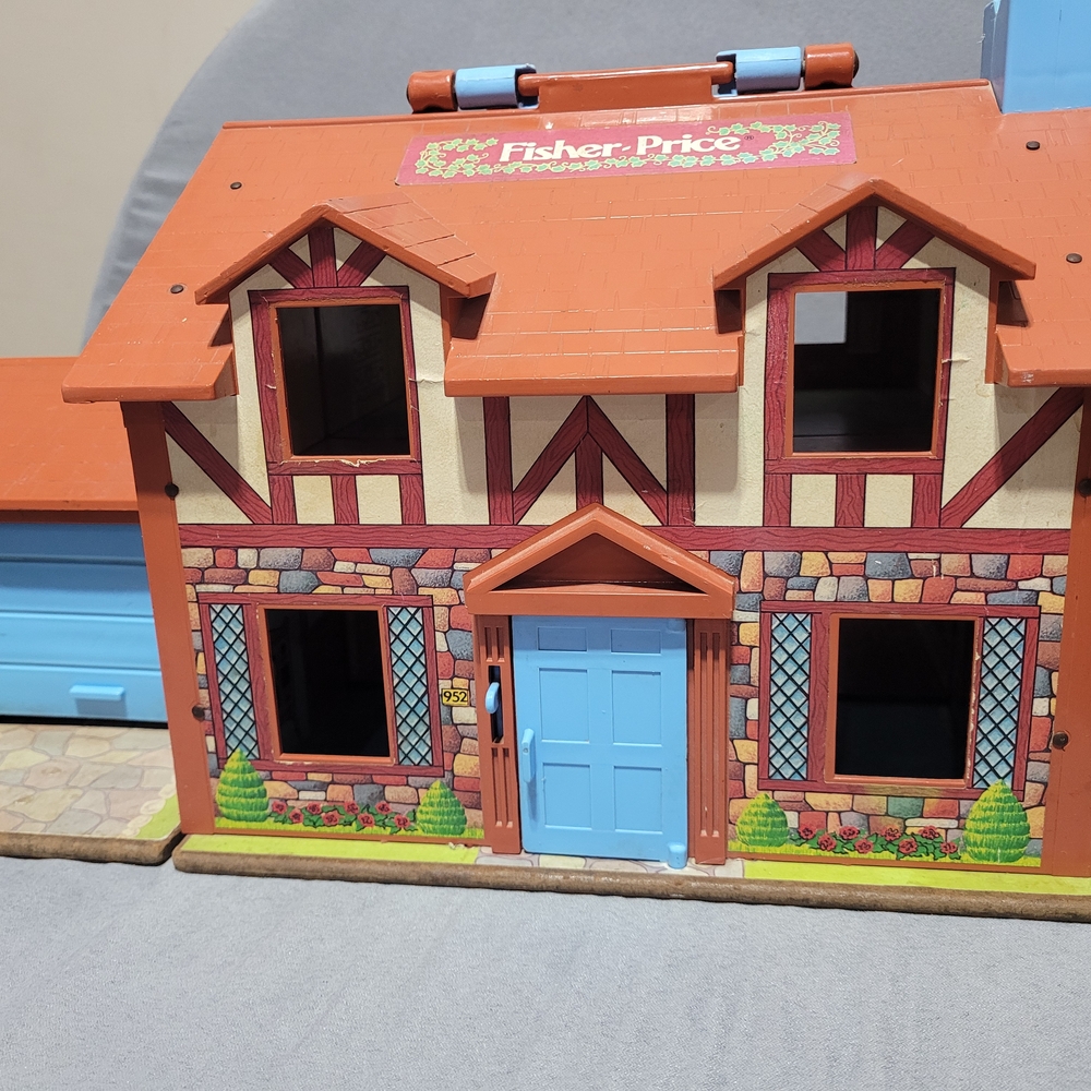 Fisher Price Vintage Playhouse with Blue Door